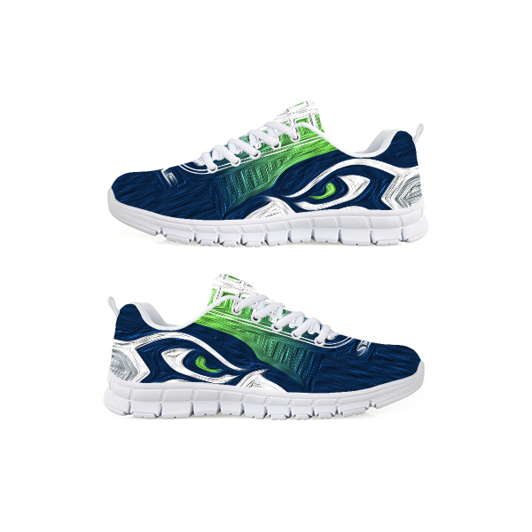 Women's Seattle Seahawks AQ Running Shoes 001
